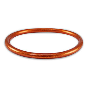 Temple inspirierte Armb&auml;nder 5mm size M Burnt orange