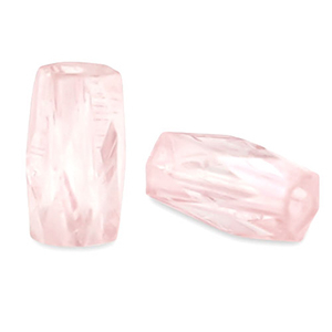 Facetten Tube Perlen Hortensia pink
