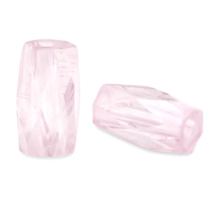 Facetten Tube Perlen Palace rose