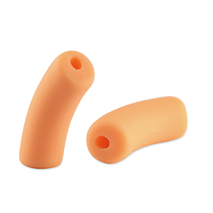 Acrylperlen tubes matt Paradise peach