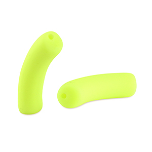 Acrylperlen tubes matt Neon yellow