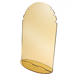 Plexx Schmuck Display f&uuml;r Ketten Gold