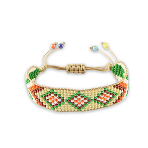 Armband Almond beige-green