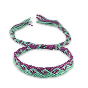 Armband Grape purple-turquoise