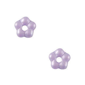 Tschechische Perlen Flower 5mm Lilac