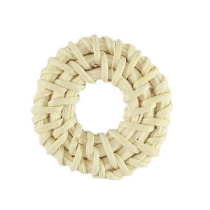 Rattan Anh&auml;nger 35mm Natural white