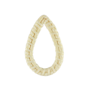 Rattan Anh&auml;nger Drop Natural white