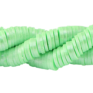 Perlen Katsuki 6mm Green ash-pearl shine coating