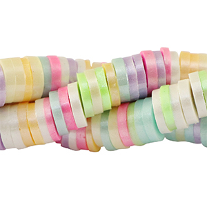 Perlen Katsuki 6mm Multicolour-pearl shine coating