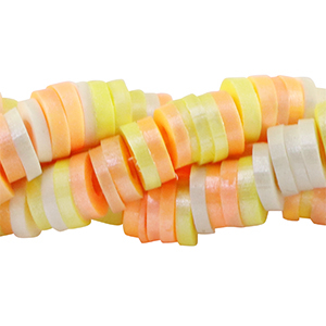 Perlen Katsuki 6mm Multicolour-pearl shine coating