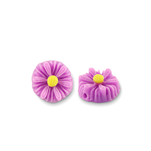 Perlen aus Resin Flower 8mm Purple