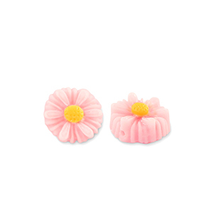 Perlen aus Resin Flower 8mm Light pink