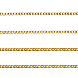 Zubeh&ouml;r aus Stainless Steel - Rostfreiem Stahl Gliederkette Gold