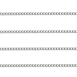 Zubeh&ouml;r aus Stainless Steel - Rostfreiem Stahl Gliederkette Silver