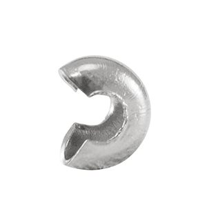 Zubeh&ouml;r aus Stainless Steel - Rostfreiem Stahl Quetsch-Kaschierperlen 4mm Silver