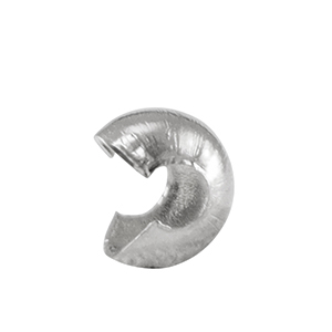 Zubeh&ouml;r aus Stainless Steel - Rostfreiem Stahl Quetsch-Kaschierperlen 3mm Silver