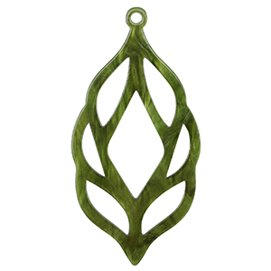 Anh&auml;nger aus Resin Moss green