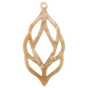 Anh&auml;nger aus Resin Sand brown