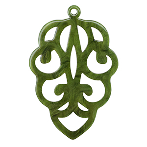 Anh&auml;nger aus Resin Moss green