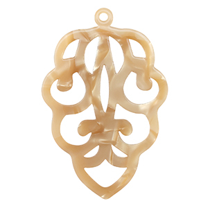 Anh&auml;nger aus Resin Sand brown