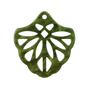 Anh&auml;nger aus Resin Moss green