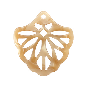 Anh&auml;nger aus Resin Sand brown