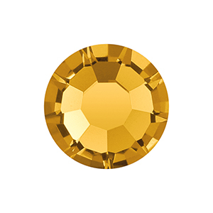 Geburtsstein November Preciosa SS16 flat back (4mm) Topaz yellow