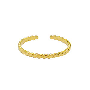 Stainless Steel - Rostfrei Stahl Ringe Gold