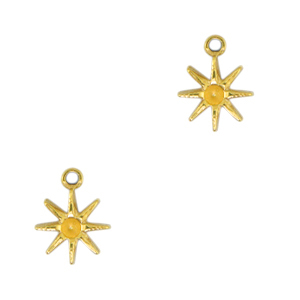 Anh&auml;nger aus Stainless Steel - Rostfreiem Stahl Star Gold
