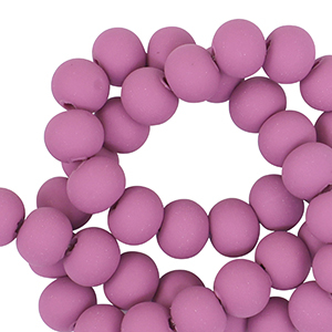 Perlen Polymer 6mm Light magenta purple