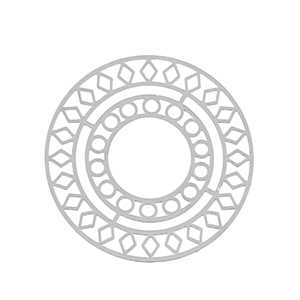 Anh&auml;nger aus Stainless Steel - Rostfreiem Stahl Bohemian 30mm Silver