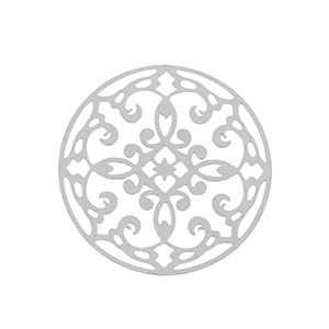 Anh&auml;nger aus Stainless Steel - Rostfreiem Stahl Bohemian 28mm Silver