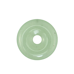 Anh&auml;nger Naturstein Aventurinquarz Donut 25mm Green