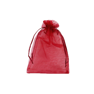Organza Schmuck Beutel 7x9cm Cherry pink