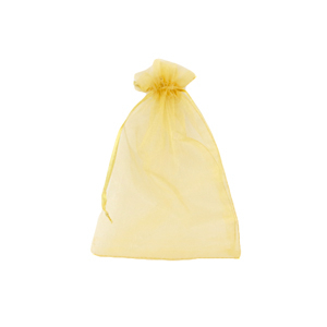 Organza Schmuck Beutel 7x9cm Golden yellow