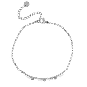 Stainless Steel - Rostfrei Stahl Armb&auml;nder Silver-white