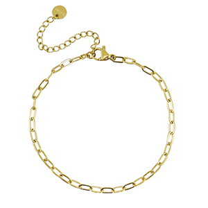 Stainless Steel - Rostfrei Stahl Armb&auml;nder Gold