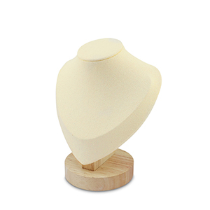 Schmuck Display B&uuml;ste f&uuml;r Ketten Natural-beige