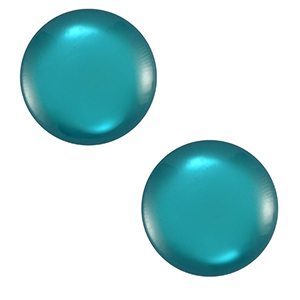 12 mm classic Polaris Elements Cabochon Lucido Teal green
