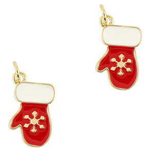 TQ Metall Brass Anh&auml;nger Glove Gold