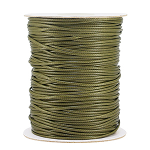 Band Macram&eacute; geflochten 1.5mm Moss green