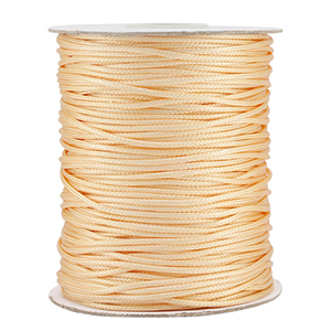 Band Macram&eacute; geflochten 1.5mm Vanilla yellow