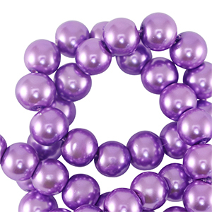 Glaswachs Perlen 8mm Purple