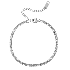 Stainless Steel - Rostfrei Stahl Armb&auml;nder Silver