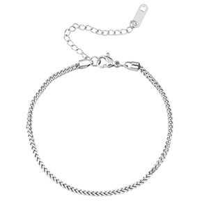 Stainless Steel - Rostfrei Stahl Armb&auml;nder Silver
