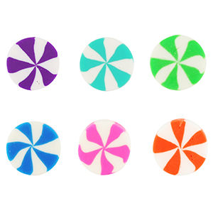 Perlen Polymer Twist Multicolor