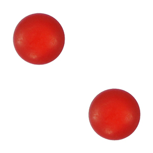 4 mm soft Polaris Elements Cabochons "Geburtssteine" Juli SS16 shiny Berry red