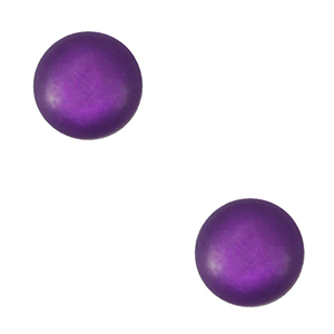 4 mm soft Polaris Elements Cabochons "Geburtssteine" Februar SS16 shiny Grape purple