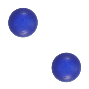 4 mm soft Polaris Elements Cabochons "Geburtssteine" September SS16 shiny Cobalt blue