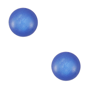 4 mm soft Polaris Elements Cabochons "Geburtssteine" Dezember SS16 shiny Light cobalt blue